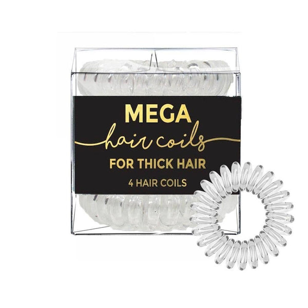 MEGA Hair Coil 4pc Transparent